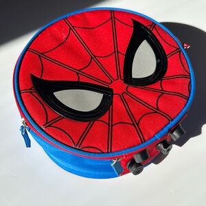 Marvel Spiderman Insulated Lunchbox Round Zip Lunch Bag Cary Case